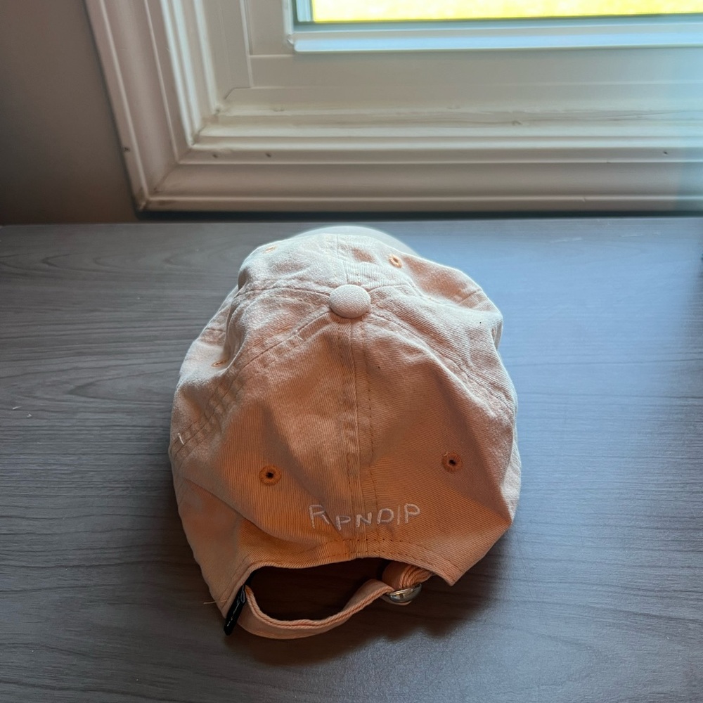 ORANGE RIPNDIP FLORAL HAT